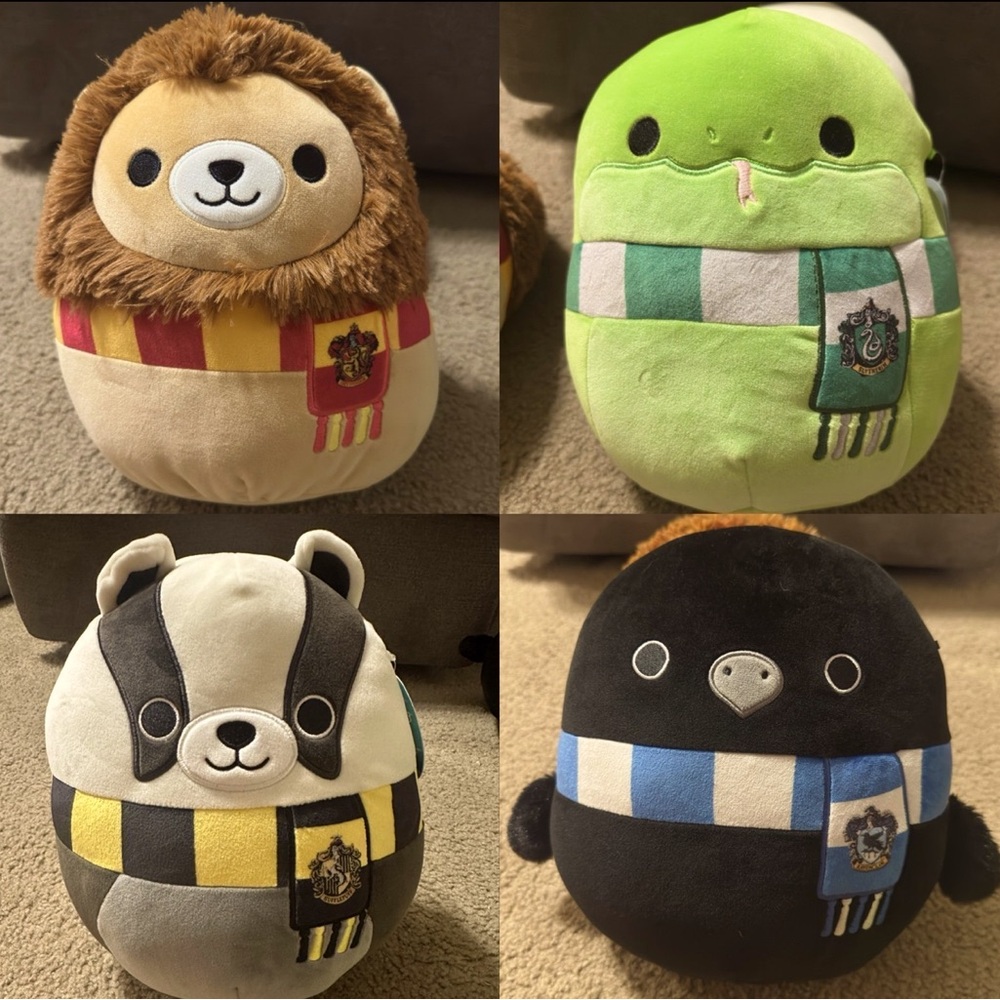 Harry Potter House Squishmallows - Full Set Original PreOrder Release (Oct 2023)
